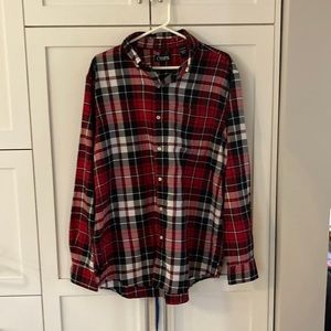 Chaps Flannel Casual Button Down Shirt